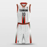 Cikers Sports Basketball Uniforms Christmas Map - Customized Basketball Jersey Set Design
