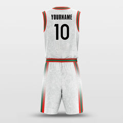 Cikers Sports Basketball Uniforms Christmas Map - Customized Basketball Jersey Set Design