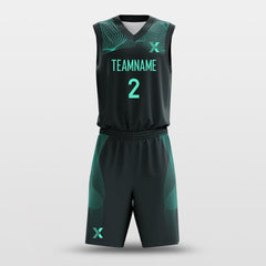 Cikers Sports Basketball Uniforms Classic Grid - Customized Basketball Jersey Design for Team