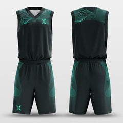 Cikers Sports Basketball Uniforms Classic Grid - Customized Basketball Jersey Design for Team