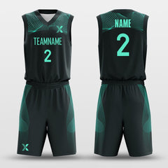 Cikers Sports Basketball Uniforms Classic Grid - Customized Basketball Jersey Design for Team