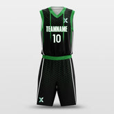 Cikers Sports Basketball Uniforms Crocodile Green - Customized Basketball Jersey Set Sublimated BK160605S