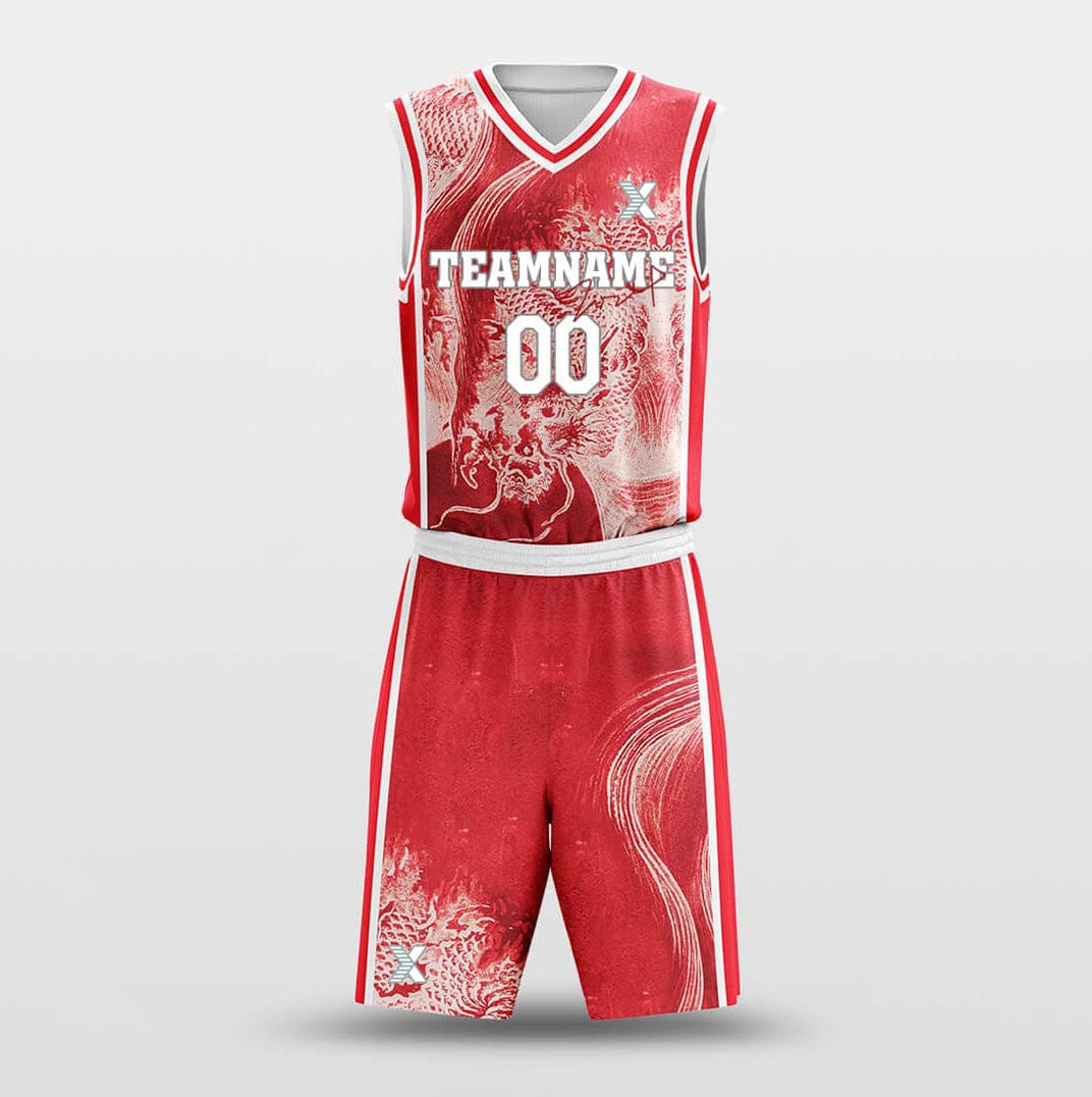 Cikers Sports Basketball Uniforms Dragon Hunt 3 - Customized Basketball Jersey Set Sublimated BK160138S