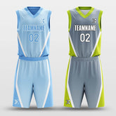 Cikers Sports Basketball Uniforms Favorable Circumstances - Customized Reversible Basketball Jersey Set Design BK260107S