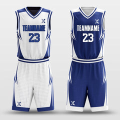 Cikers Sports Basketball Uniforms Fission - Customized Reversible Basketball Jersey Set Design BK260114S