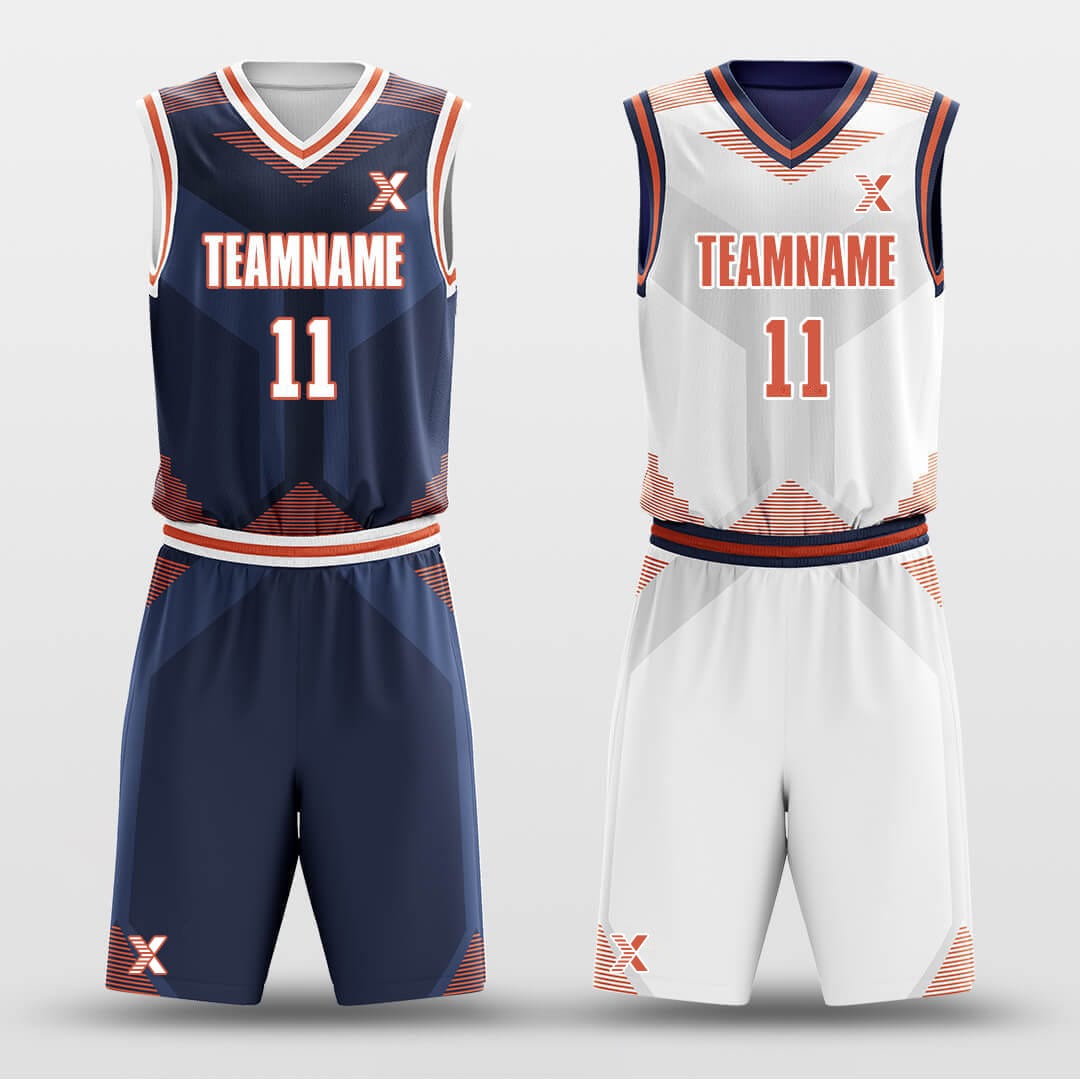 Cikers Sports Basketball Uniforms Future Armor - Customized Reversible Basketball Jersey Set Design