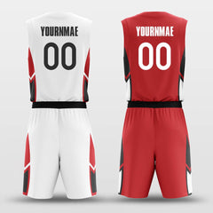Cikers Sports Basketball Uniforms Geometric Operations - Customized Reversible Basketball Jersey Set Design BK260609S