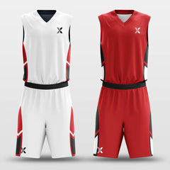 Cikers Sports Basketball Uniforms Geometric Operations - Customized Reversible Basketball Jersey Set Design BK260609S