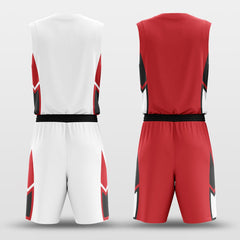 Cikers Sports Basketball Uniforms Geometric Operations - Customized Reversible Basketball Jersey Set Design BK260609S