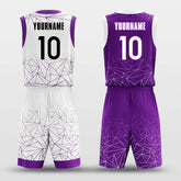 Cikers Sports Basketball Uniforms Geometry Stacking - Custom Reversible Basketball Jersey Set Sublimated BK260111S