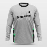 Cikers Sports Basketball Uniforms Ghost Fire - Customized Baggy Long Sleeve Shooting Jersey