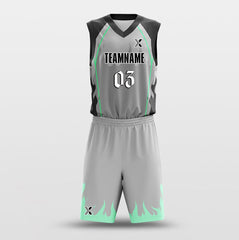 Cikers Sports Basketball Uniforms Ghost Fire - Customized Basketball Jersey Design for Team