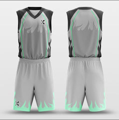 Cikers Sports Basketball Uniforms Ghost Fire - Customized Basketball Jersey Design for Team