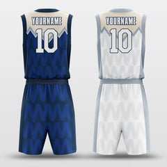 Cikers Sports Basketball Uniforms Gleaming- Custom Reversible Basketball Jersey Set Sublimated