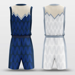 Cikers Sports Basketball Uniforms Gleaming- Custom Reversible Basketball Jersey Set Sublimated