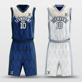 Cikers Sports Basketball Uniforms Gleaming- Custom Reversible Basketball Jersey Set Sublimated