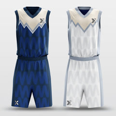 Cikers Sports Basketball Uniforms Gleaming- Custom Reversible Basketball Jersey Set Sublimated