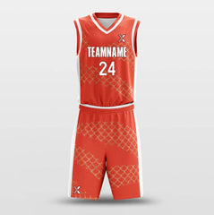 Cikers Sports Basketball Uniforms Golden Scales - Customized Basketball Jersey Set Design BK160133S