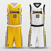 Cikers Sports Basketball Uniforms Golden Shield - Custom Reversible Basketball Jersey Set Sublimated BK260612S