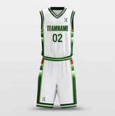 Cikers Sports Basketball Uniforms Green Mood - Customized Basketball Jersey Set Sublimated