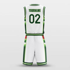 Cikers Sports Basketball Uniforms Green Mood - Customized Basketball Jersey Set Sublimated