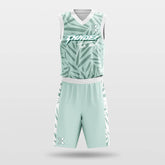 Cikers Sports Basketball Uniforms Green / S Bamboo - Custom Sublimated Basketball Jersey Set