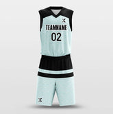 Cikers Sports Basketball Uniforms Green Triangle - Customized Basketball Jersey Set Sublimated