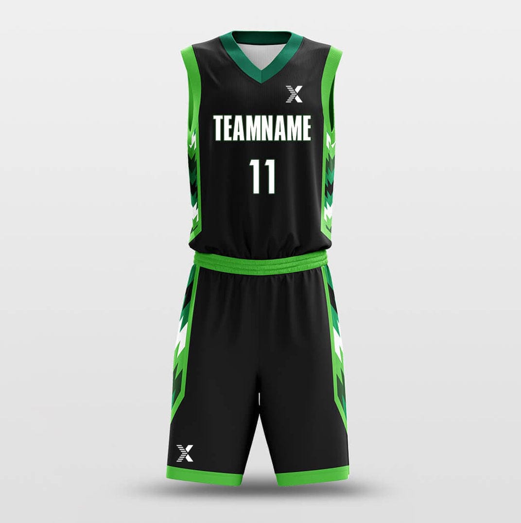 Cikers Sports Basketball Uniforms Grow - Customized Basketball Jersey Set Sublimated BK160612S
