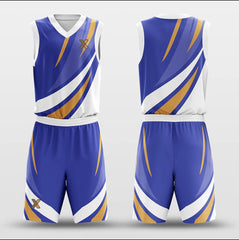 Cikers Sports Basketball Uniforms Hurricane - Customized Basketball Jersey Set Sublimated BK160126S