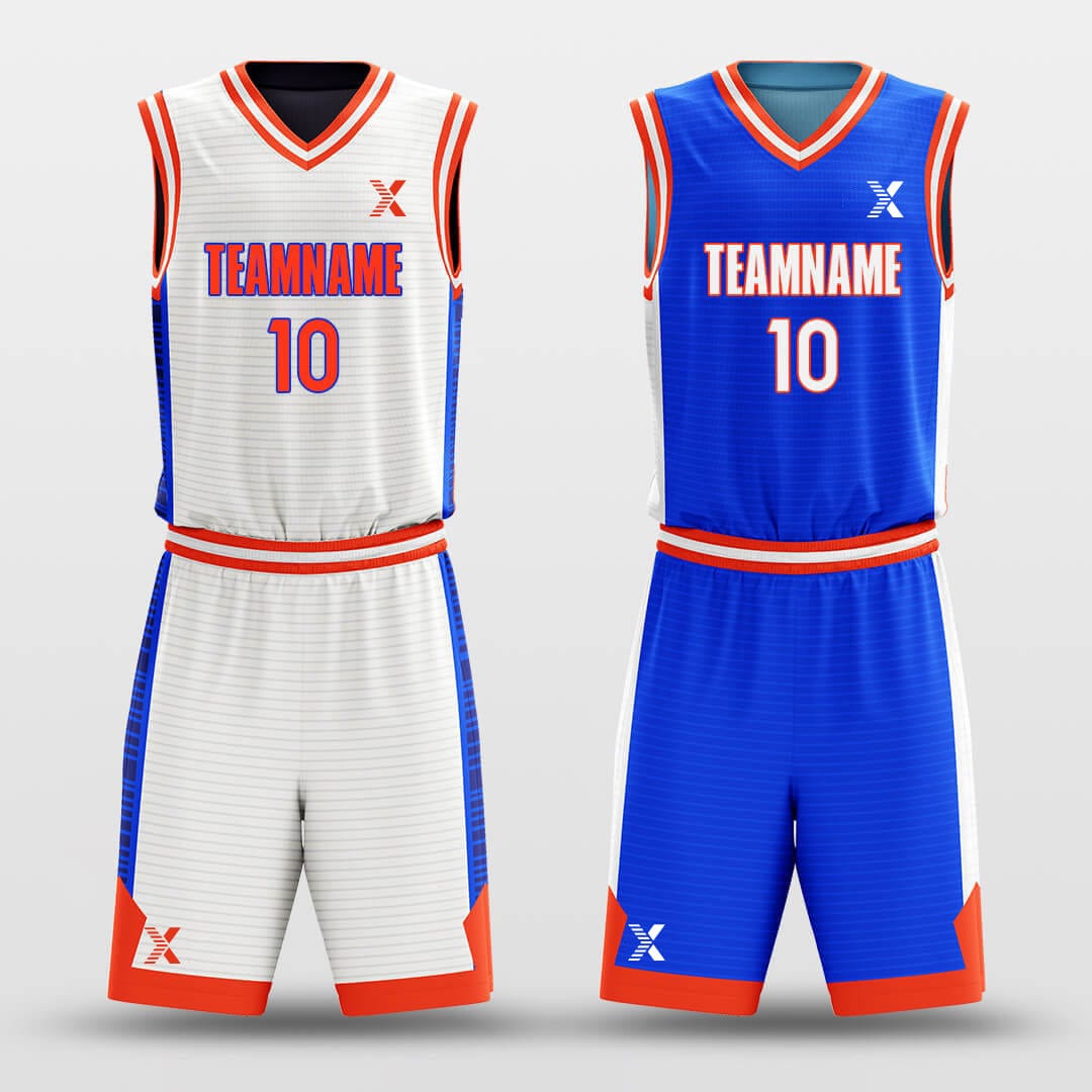 Cikers Sports Basketball Uniforms Ice and Fire - Custom Reversible Basketball Jersey Set Sublimated BK260118S