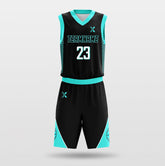 Cikers Sports Basketball Uniforms Ice Cream Black- Customized Basketball Jersey Design for Team