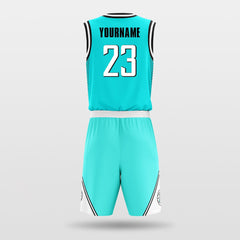 Cikers Sports Basketball Uniforms Ice Cream Blue - Customized Basketball Jersey Design for Team