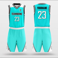 Cikers Sports Basketball Uniforms Ice Cream Blue - Customized Basketball Jersey Design for Team