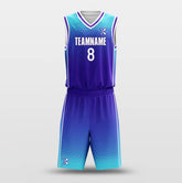 Cikers Sports Basketball Uniforms Ice Lake - Customized Basketball Jersey Set Design