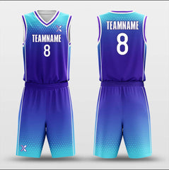 Cikers Sports Basketball Uniforms Ice Lake - Customized Basketball Jersey Set Design