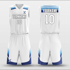 Cikers Sports Basketball Uniforms Iceberg - Customized Basketball Jersey Set Sublimated BK160623S
