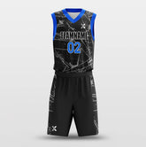 Cikers Sports Basketball Uniforms Illegible - Customized Basketball Jersey Set Design