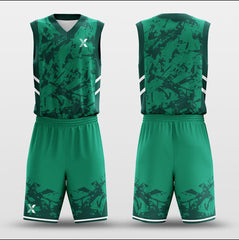 Cikers Sports Basketball Uniforms Ink Wash - Customized Basketball Jersey Design for Team