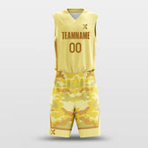 Cikers Sports Basketball Uniforms Jungle Camouflage - Customized Basketball Jersey Set Sublimated BK160613S