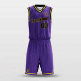 Cikers Sports Basketball Uniforms Lakers Purple - Customized Basketball Jersey Design for Team