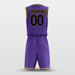 Cikers Sports Basketball Uniforms Lakers Purple - Customized Basketball Jersey Design for Team