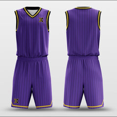 Cikers Sports Basketball Uniforms Lakers Purple - Customized Basketball Jersey Design for Team