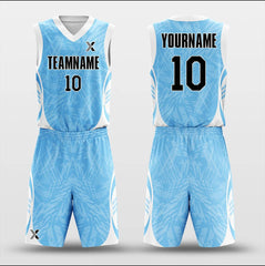 Cikers Sports Basketball Uniforms Light - Customized Basketball Jersey Set Sublimated BK160624S