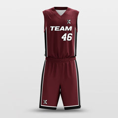 Cikers Sports Basketball Uniforms Miami Heat Red - Customized Basketball Jersey Design