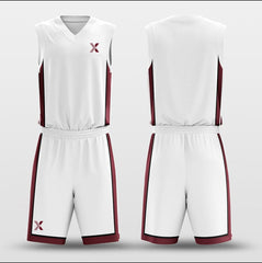 Cikers Sports Basketball Uniforms Miami Heat White - Customized Basketball Jersey Design