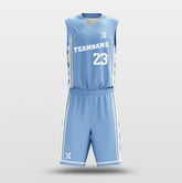 Cikers Sports Basketball Uniforms NCAA Blue - Customized Basketball Jersey Design for Team
