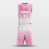 Cikers Sports Basketball Uniforms Neon Checkerboard - Customized Basketball Jersey Set Design BK160106S