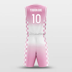 Cikers Sports Basketball Uniforms Neon Checkerboard - Customized Basketball Jersey Set Design BK160106S