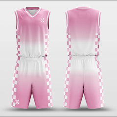 Cikers Sports Basketball Uniforms Neon Checkerboard - Customized Basketball Jersey Set Design BK160106S
