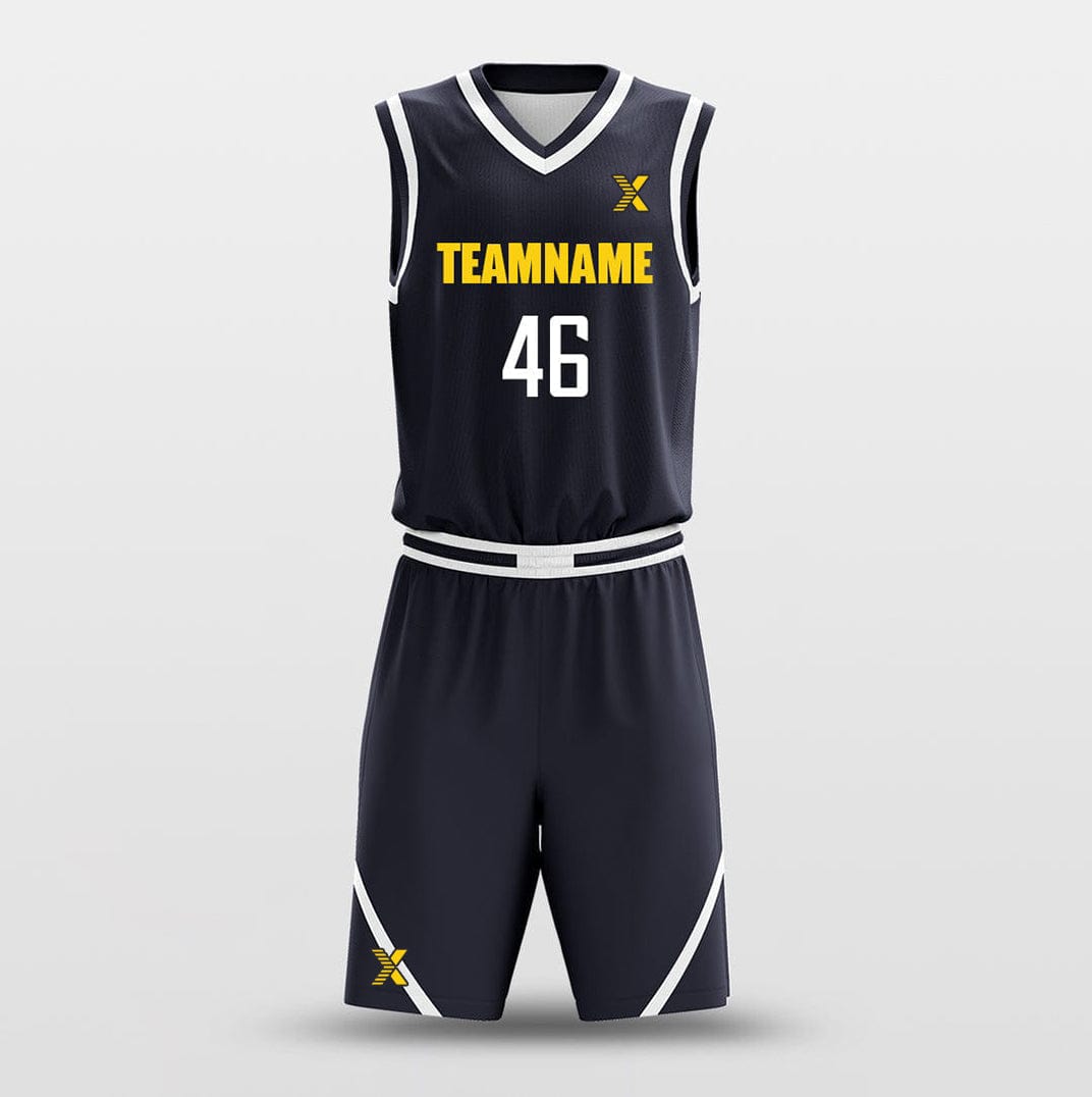 Cikers Sports Basketball Uniforms Nuggets Black - Customized Basketball Jersey Design for Team